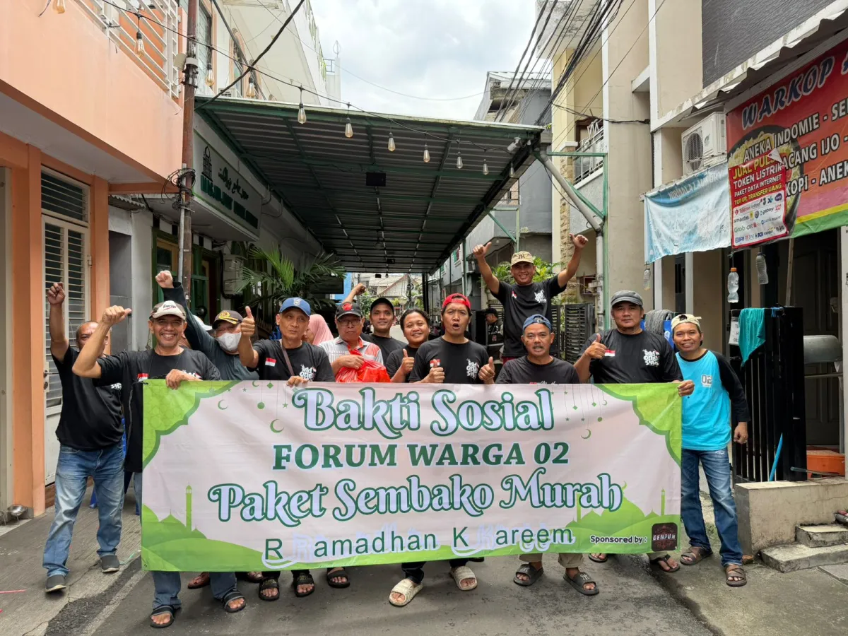 Bazar Sembako Murah Ramadhan di RW 02 Karet Kuningan, 300 Paket Disalurkan untuk Warga