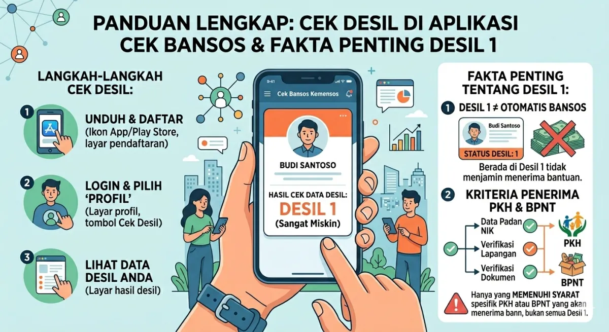 Panduan Cek Desil di Aplikasi Cek Bansos dan Fakta Penting PKH