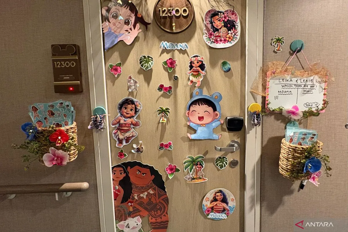 Penggemar Dekorasi Kamar Kapal Pesiar Disney Adventure dengan Karakter Favorit
