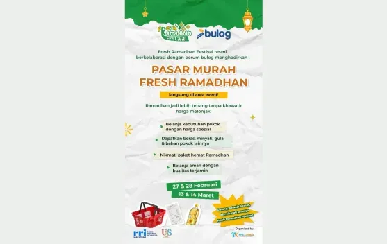 Pasar Murah Fresh Ramadhan Festival Hadir untuk Masyarakat