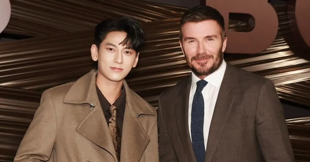 Isaac Hadiri Milan Fashion Week, Bertemu David Beckham