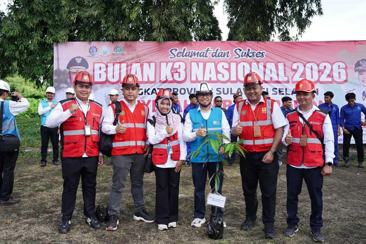 PLN UIP Sulawesi Raih Penghargaan K3 di Bulan Keselamatan Nasional 2026