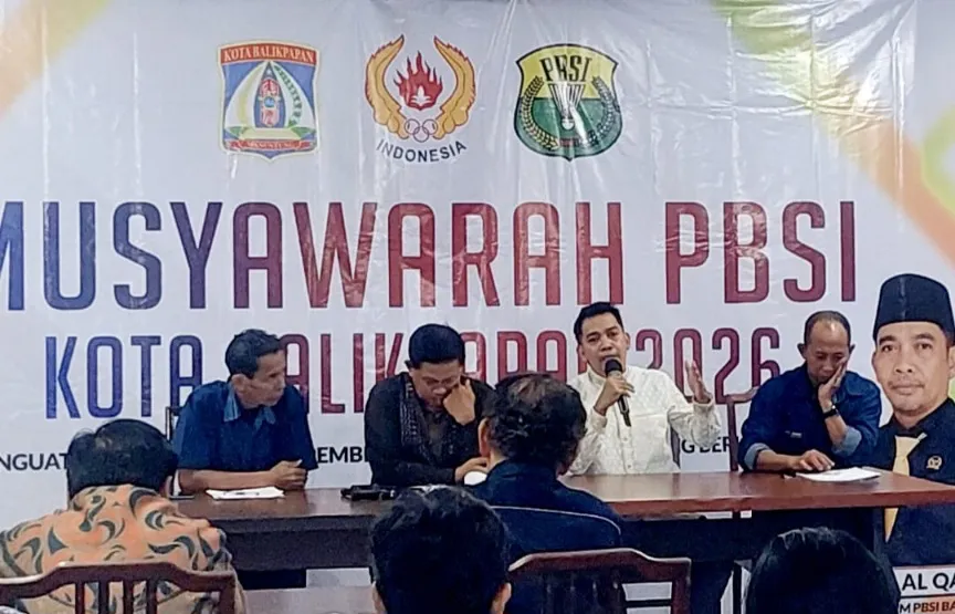 Alwi Al Qadri Kembali Pimpin PBSI Balikpapan Periode 2026–2030