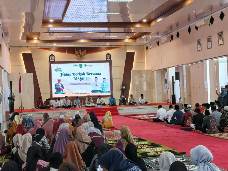 Bupati Sukamara Ajak ASN Perkuat Kebersamaan Melalui Pengajian