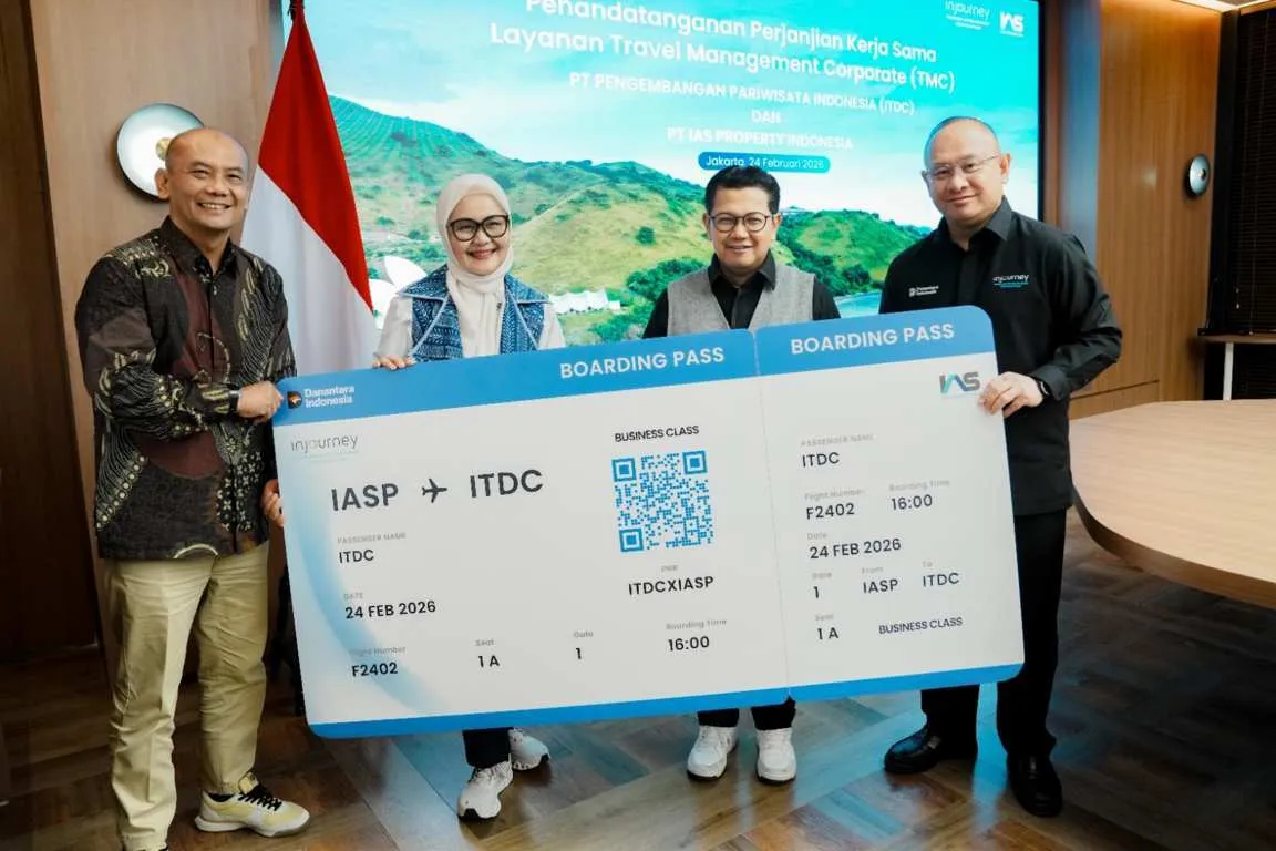 ITDC dan IAS Property Indonesia Kolaborasi Layanan Travel Management Corporate