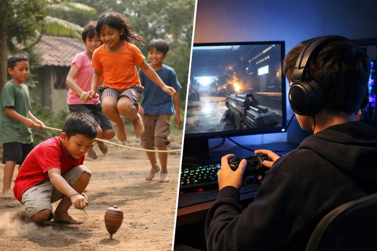 Permainan Tradisional dan Digital di Era Modern