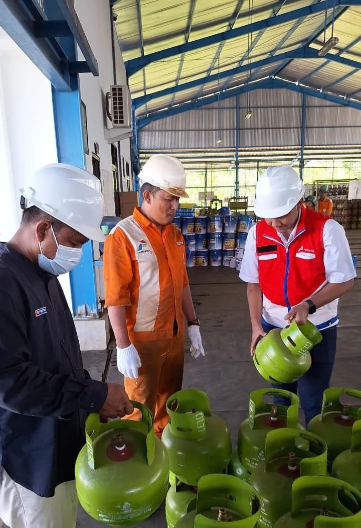 Pertamina Pastikan Keamanan LPG 3 Kg di Tarakan Melalui Inspeksi Mendadak