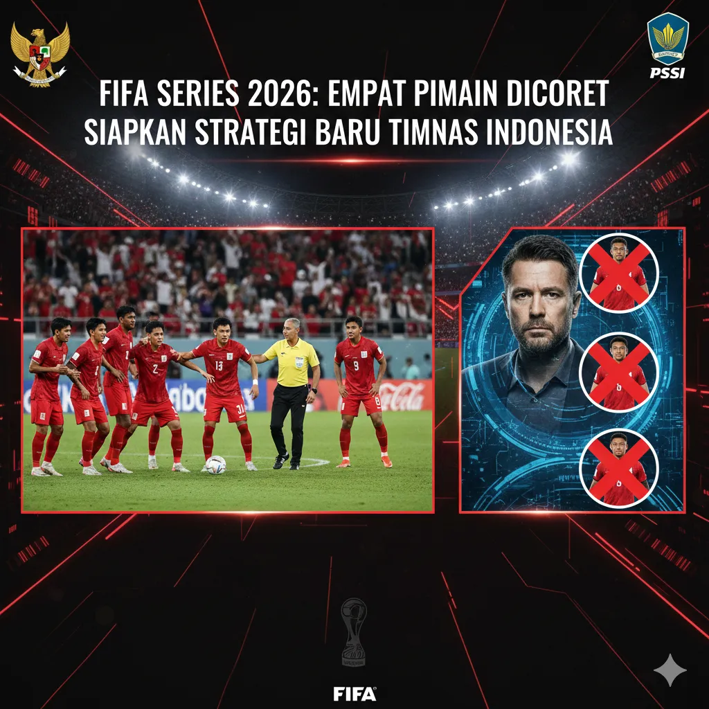 Timnas Indonesia Siap Hadapi FIFA Series 2026 Tanpa Empat Pemain Kunci