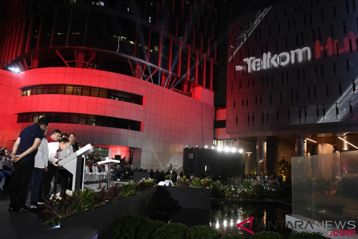 Peresmian The Telkom Hub oleh Presiden Joko Widodo