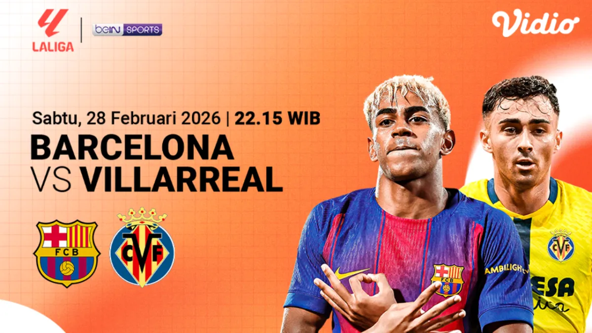 Streaming Eksklusif La Liga: Barcelona Hadapi Villarreal di Vidio