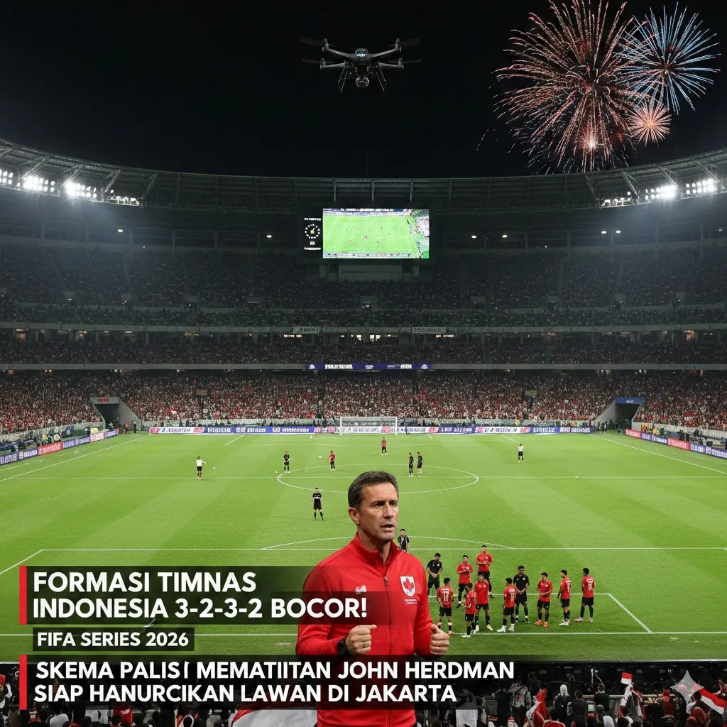 Timnas Indonesia Siap Tampil Agresif dengan Formasi 3-2-3-2 di FIFA Series 2026