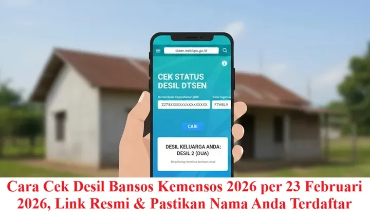 Panduan Cek Desil Bansos Kemensos 2026 Secara Online