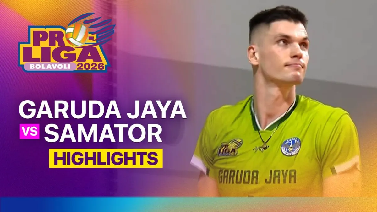 Highlight Pertandingan Jakarta Garuda Jaya vs Surabaya Samator di Proliga 2026