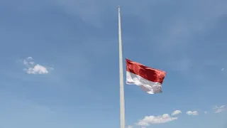 Pengibaran Bendera Setengah Tiang Tiga Hari untuk Hormati Try Sutrisno