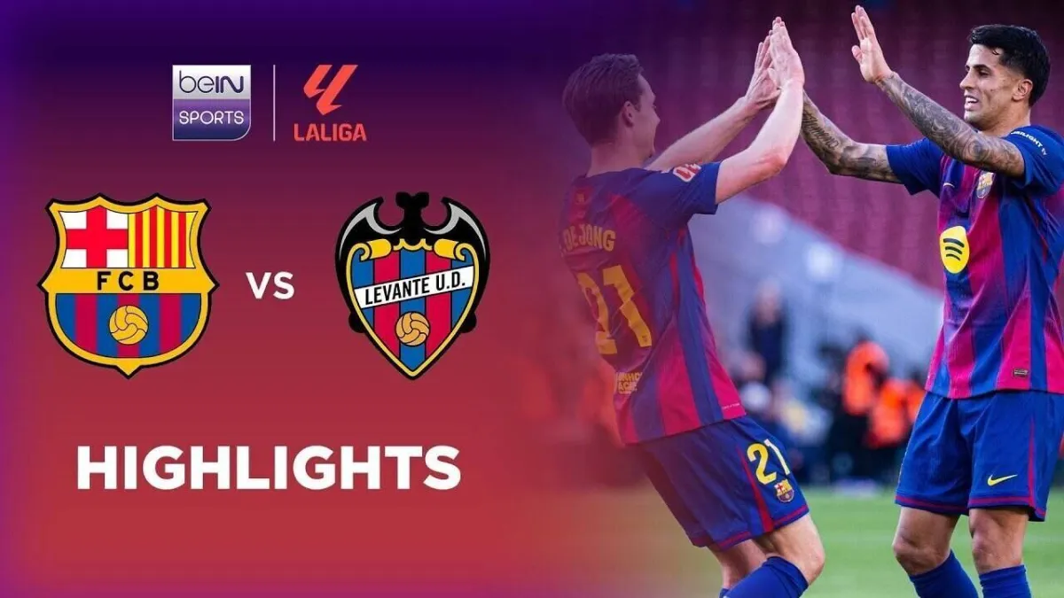 Sorotan Pertandingan Barcelona vs Levante di LaLiga 2025/26