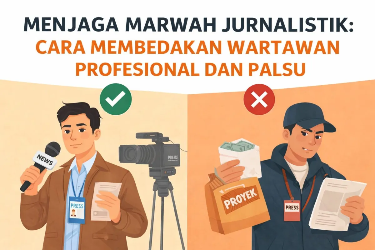 Membedakan Wartawan Profesional dan Wartawan Abal-Abal