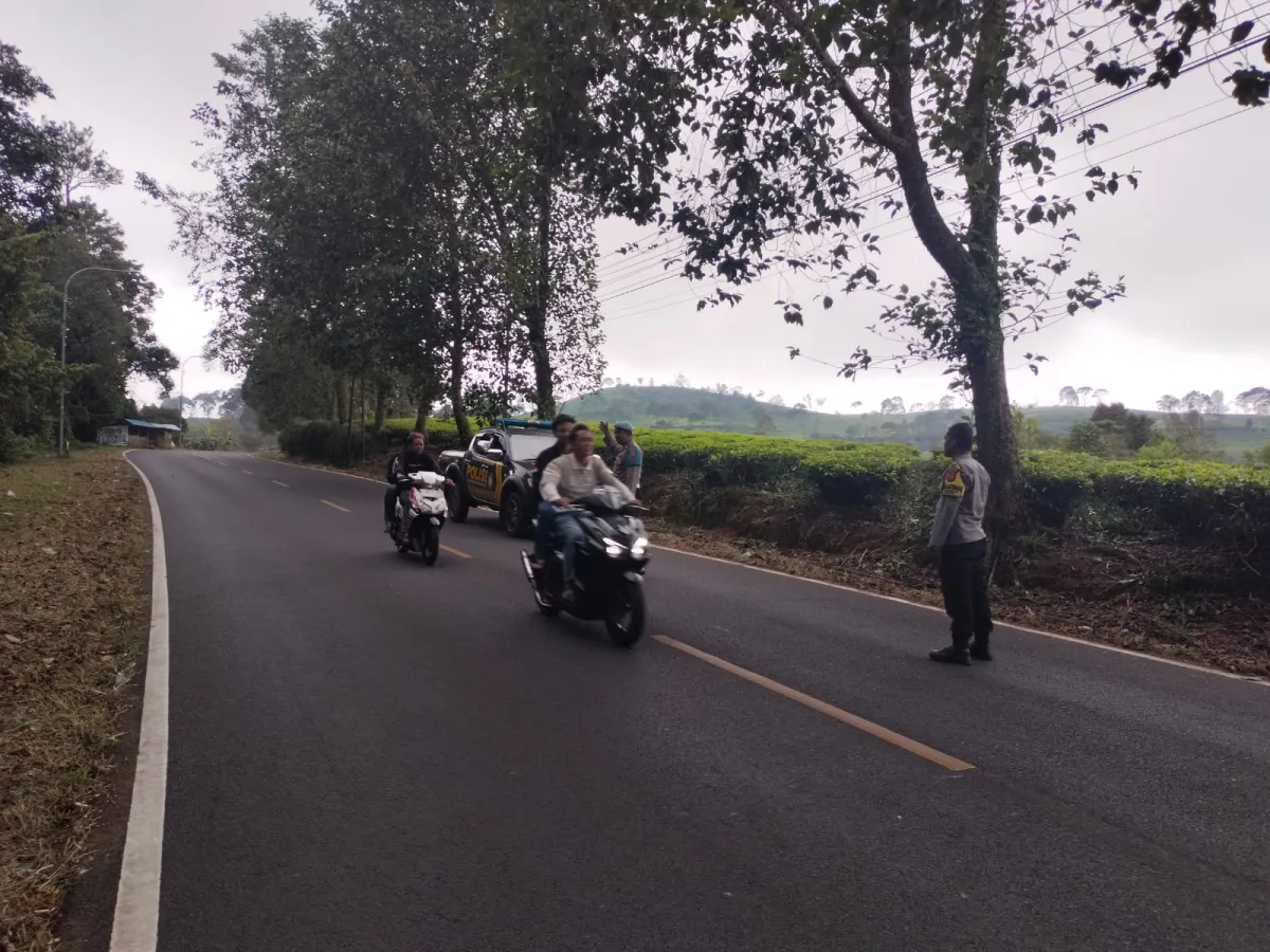 Polsek Ciwidey Tingkatkan Patroli Antisipasi Balap Liar untuk Kamtibmas