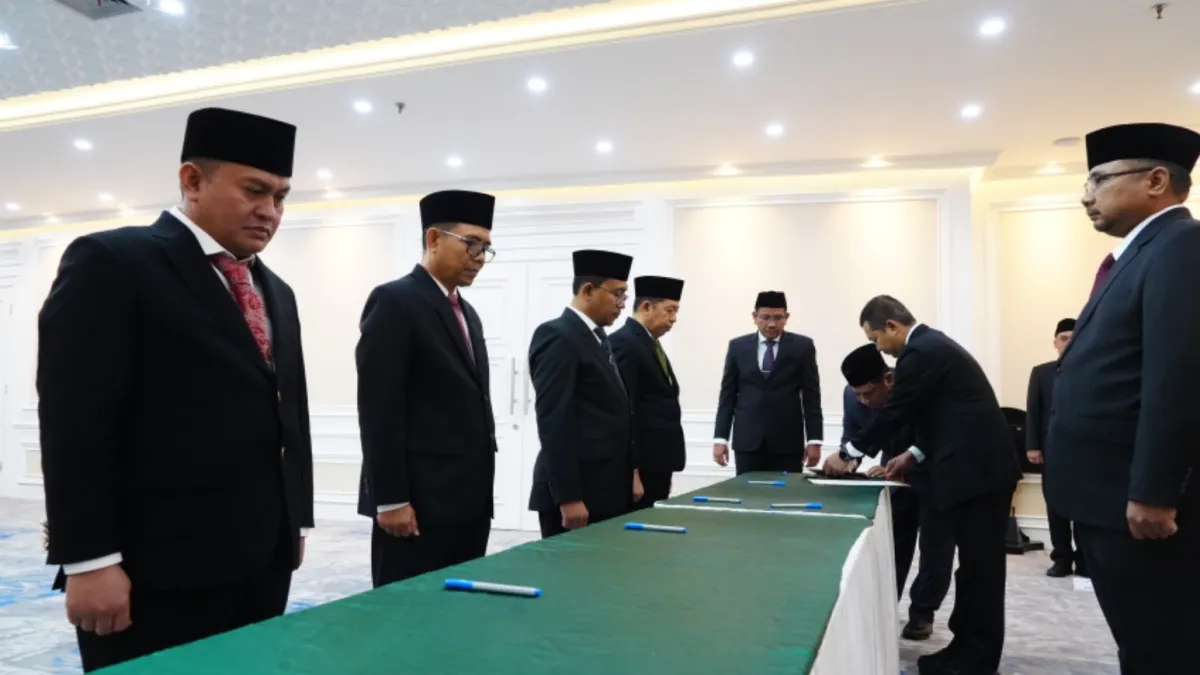 Pelantikan Pejabat Eselon II dan Kepala Kanwil Kemenag oleh Menteri Agama