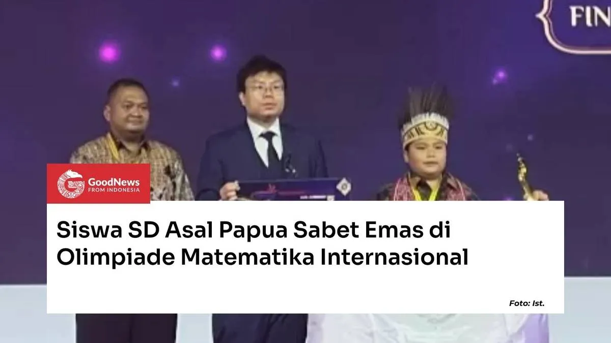 Siswa SD Papua Raih Emas di Olimpiade Matematika Internasional
