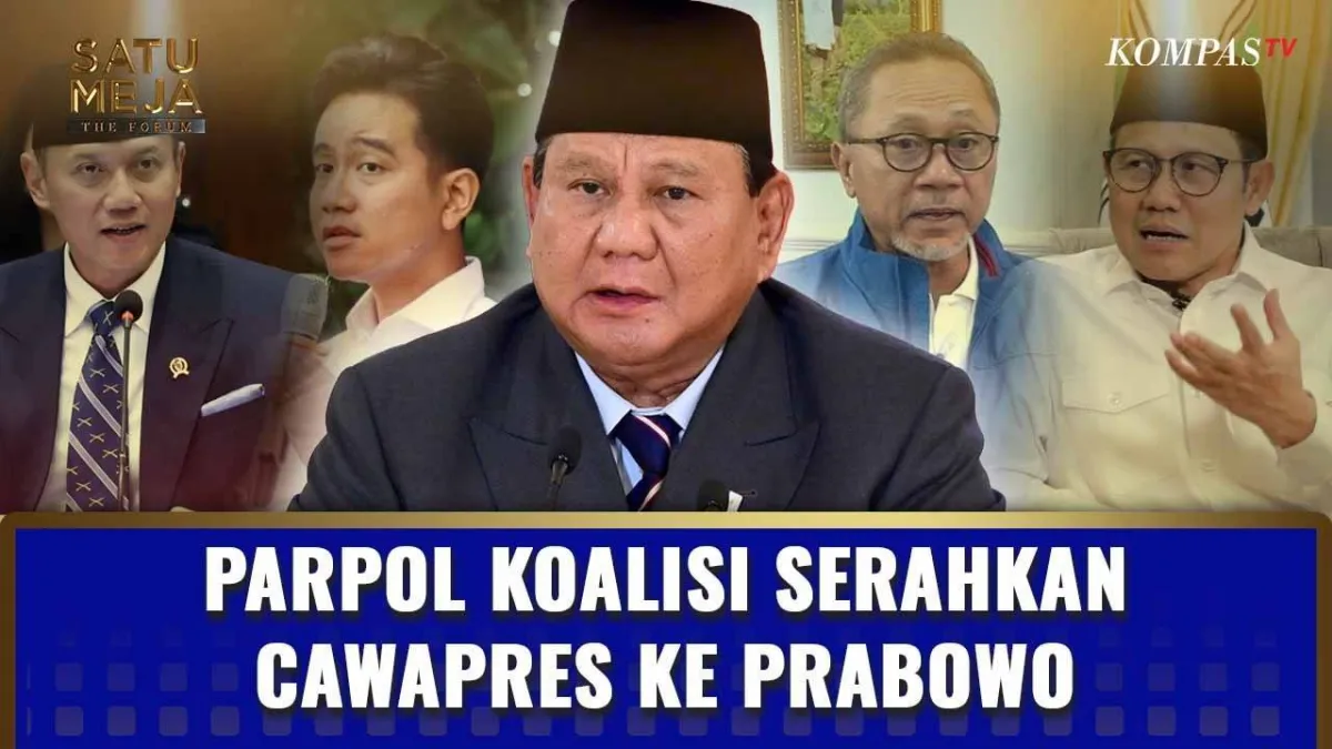Parpol Koalisi Fokus Perkuat Struktur, Cawapres 2029 Terserah Prabowo