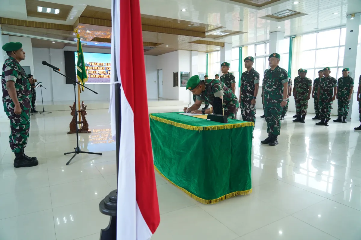 Danrem Lilawangsa Lantik Empat Perwira Baru