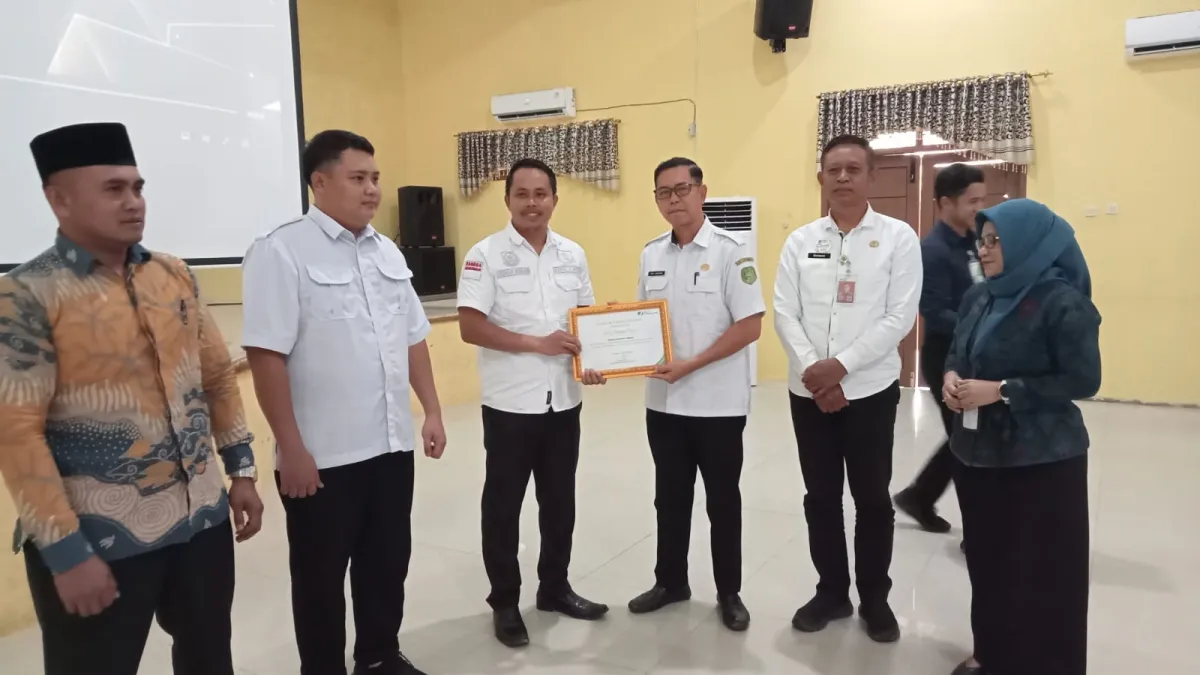 Tiga Desa di Sukamara Dapat Apresiasi untuk Jaminan Sosial Ketenagakerjaan