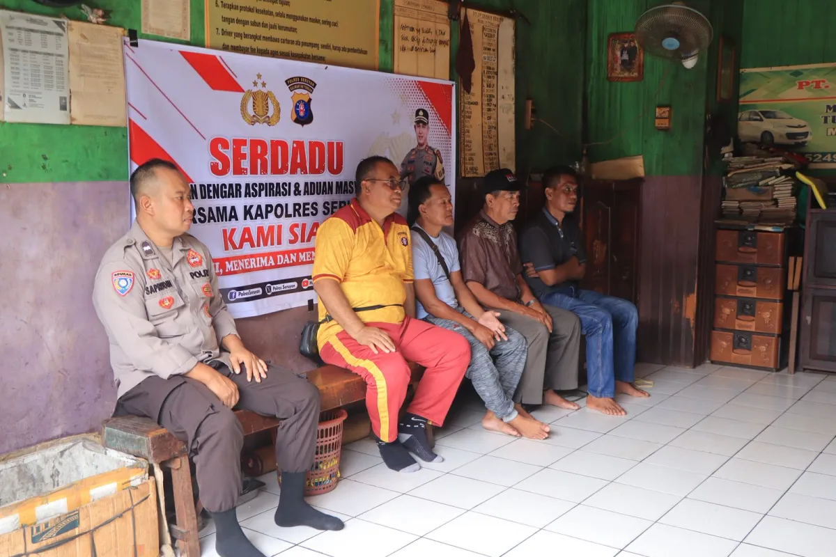 Wakapolres Seruyan Gelar Jumat Curhat Bersama Supir Travel