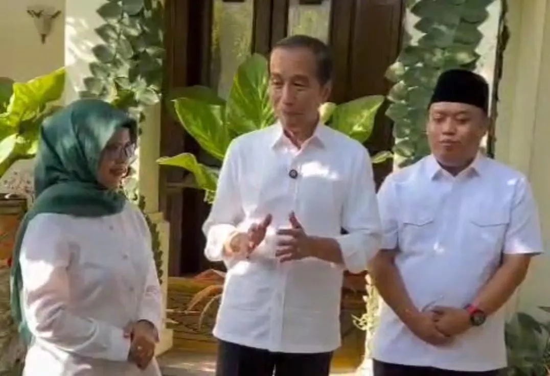 Jokowi Titipkan Pesan untuk Kabupaten Blitar kepada Rini Syarifah dan Abdul Ghoni