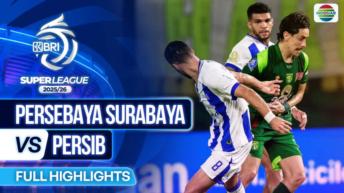Sorotan Pertandingan Persebaya vs Persib: Skor Imbang 2-2 di BRI Super League 2025/26