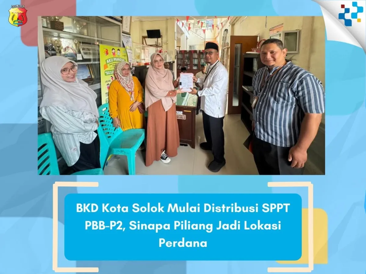 BKD Kota Solok Mulai Distribusi SPPT PBB-P2 Tahun 2026
