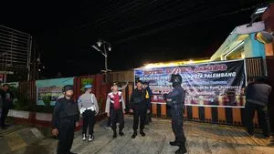 Polda Sumsel Gelar Patroli untuk Cegah Penyakit Masyarakat di Palembang