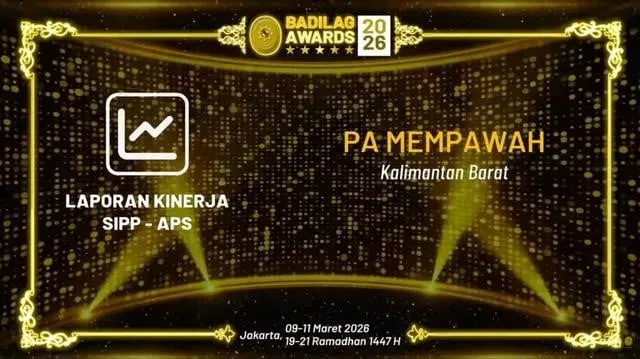 PA Mempawah Raih Penghargaan Badilag Awards 2026 di Bulan Ramadan