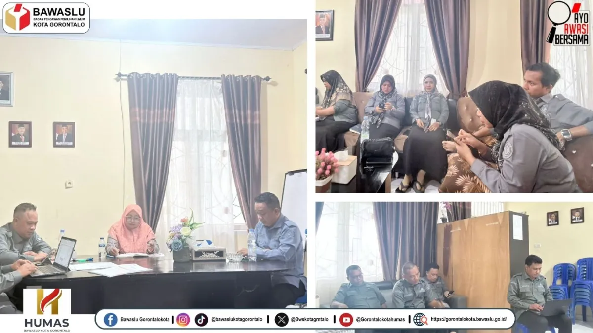 Bawaslu Kota Gorontalo Bahas 5 Agenda Strategis dalam Rapat Tindak Lanjut