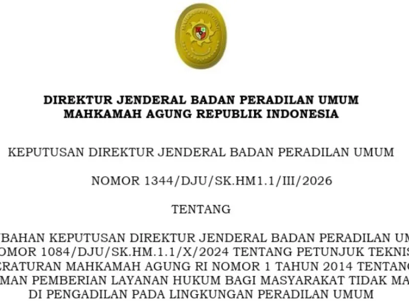 Biaya Kasasi dan PK Elektronik Diturunkan untuk Perluas Akses Keadilan