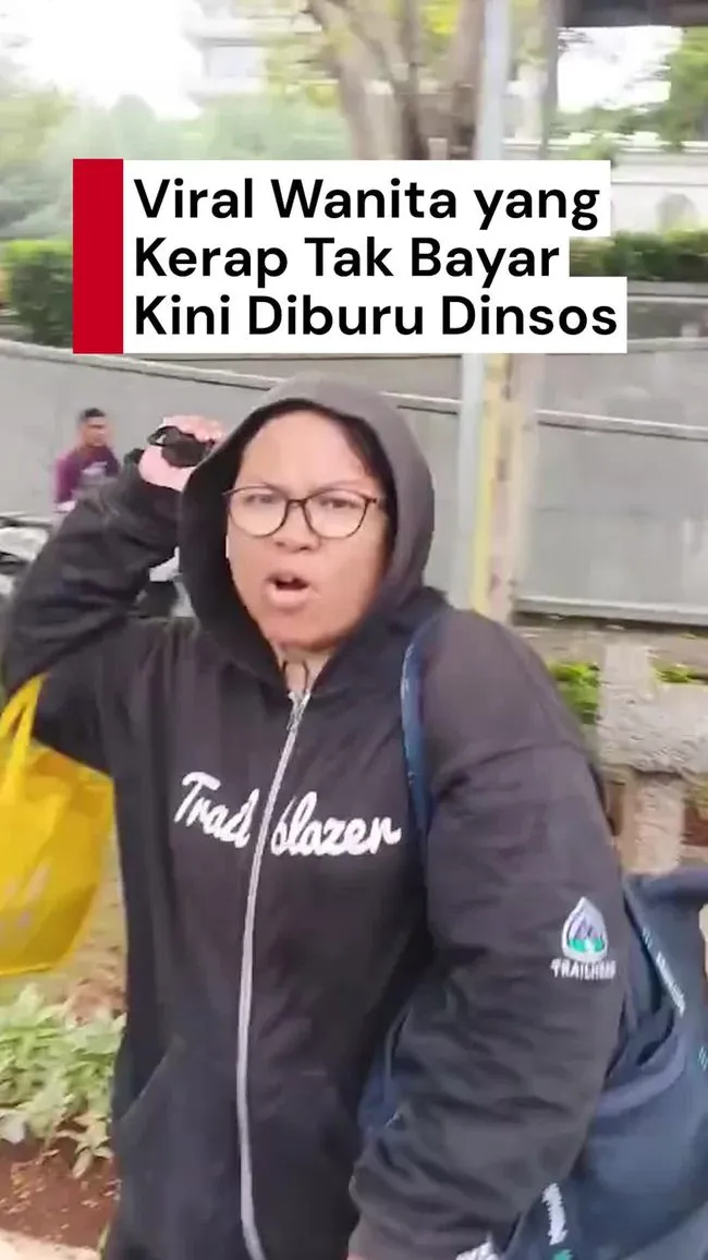 Dinsos Jakarta Barat Cari Wanita yang Tak Bayar Makanan dan Ojol