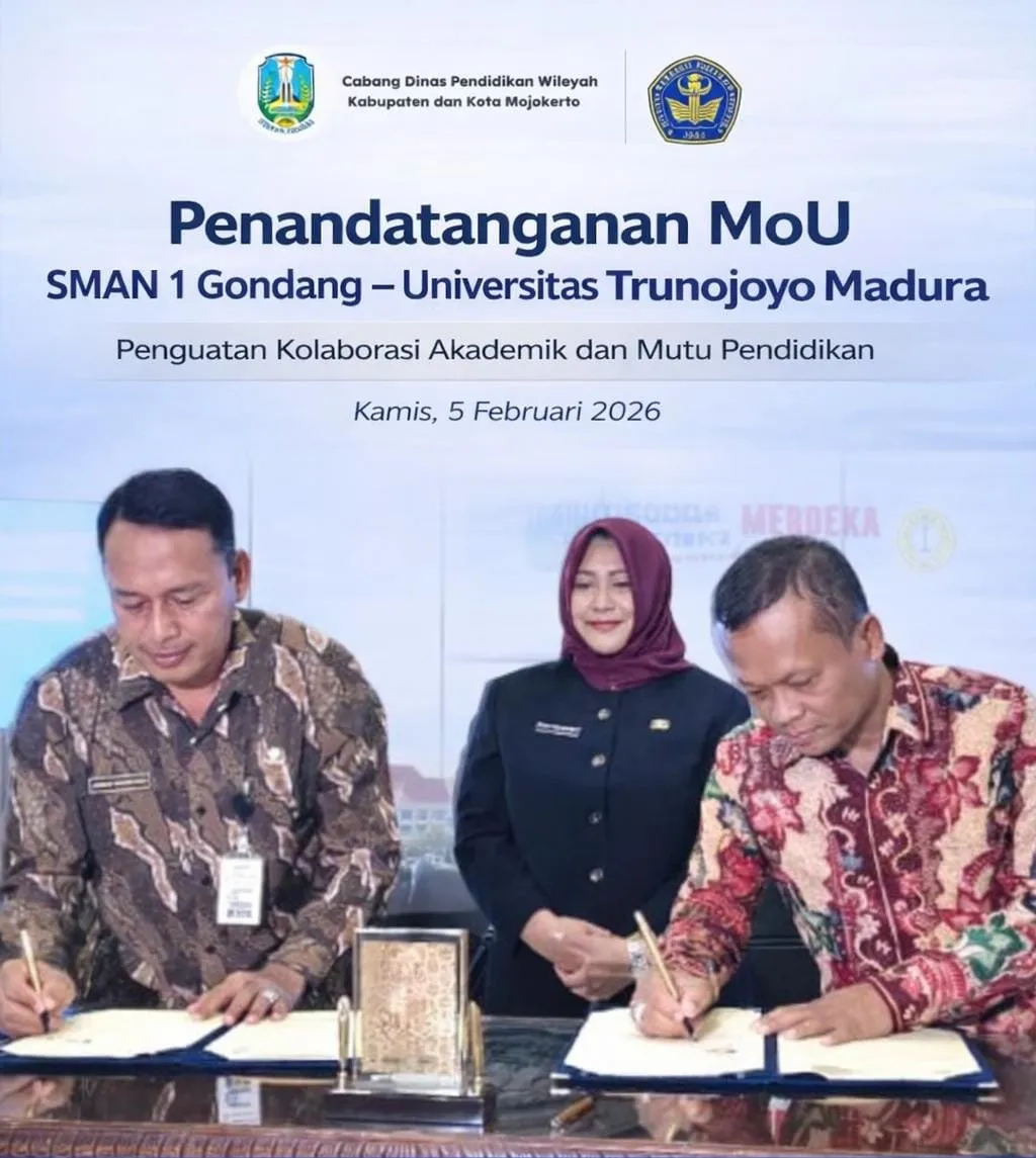 SMAN 1 Gondang Jalin Kemitraan Strategis dengan Universitas Trunojoyo Madura