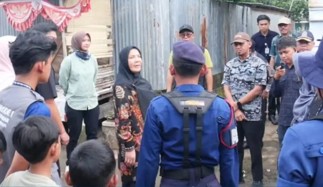 Wali Kota Bandar Lampung Tinjau Lokasi Banjir Akibat Hujan Deras