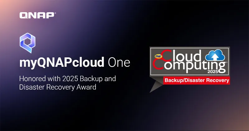 QNAP Raih Penghargaan Cadangan dan Pemulihan Bencana 2025 dari Cloud Computing