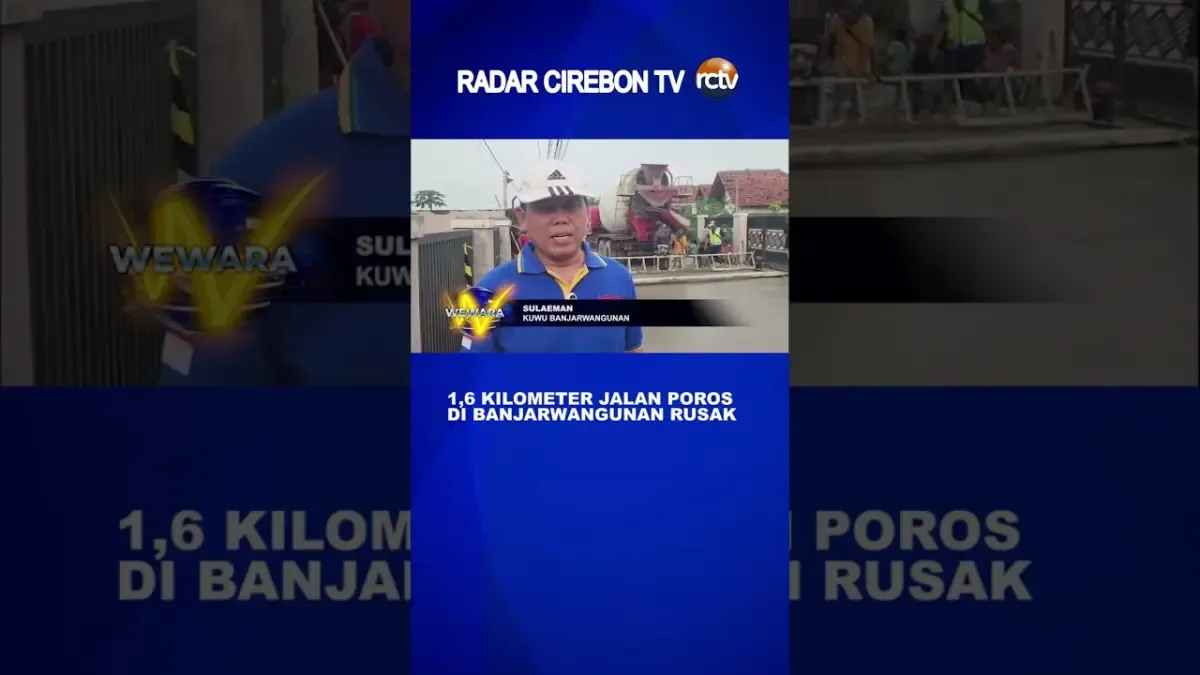 Kerusakan Jalan Poros di Banjarwangunan Ganggu Mobilisasi Masyarakat