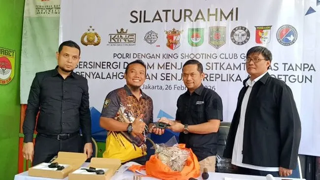 King Shooting Club Bersama Polri Berhasil Kumpulkan Senjata Ilegal