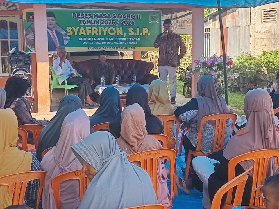 Syafriyon Perjuangkan Bedah RTLH dan Infrastruktur Jalan dalam Reses DPRD Pessel