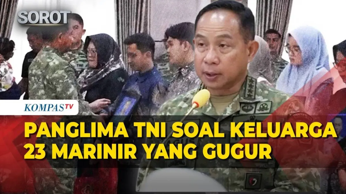 Panglima TNI Serahkan Bantuan kepada Keluarga Prajurit Marinir yang Gugur