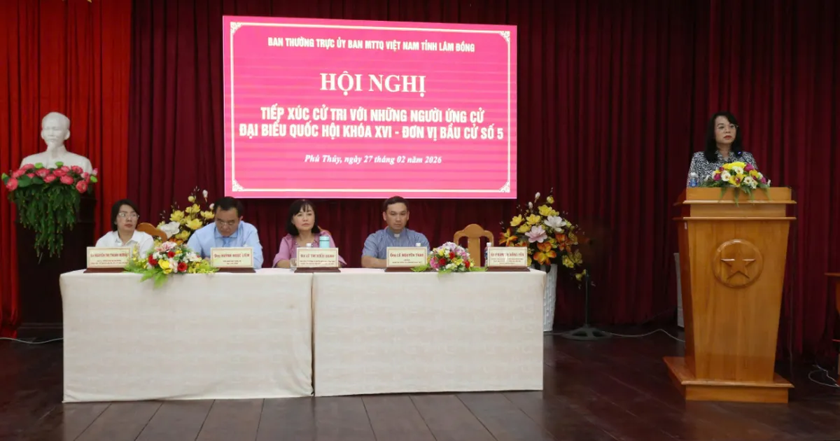 Pemilih Lam Dong Soroti Isu Keamanan dan Pembangunan dalam Pertemuan Pra-Pemilu