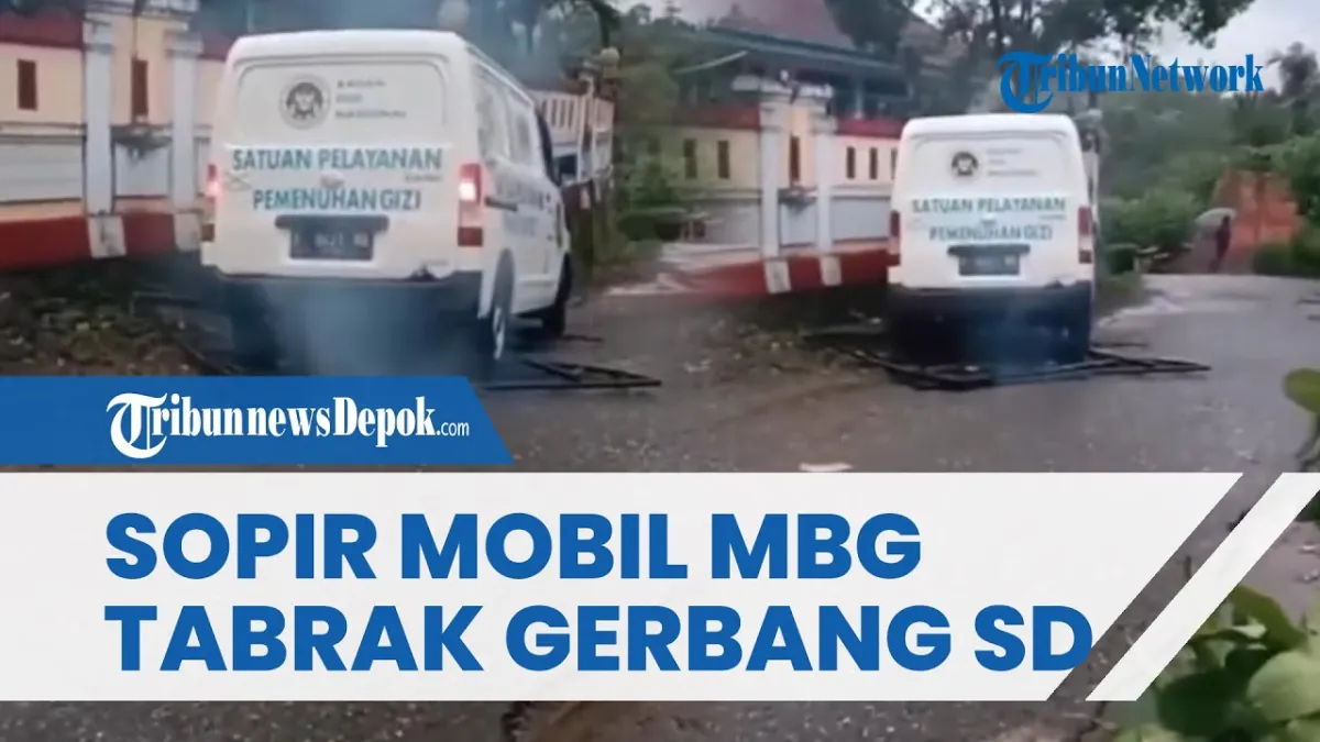 Sopir Angkutan MBG Ugal-ugalan Tabrak Pagar Sekolah dan Serang Warga