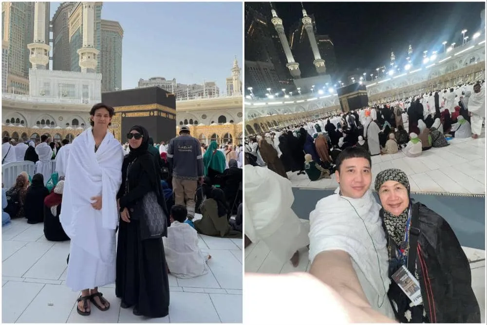 Selebriti Indonesia Rayakan Umrah Pertama di Awal Tahun 2026