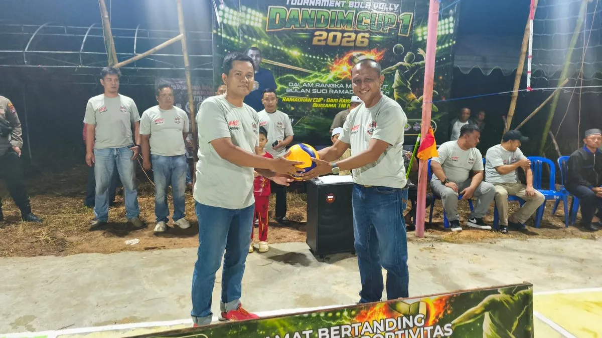 Turnamen Dandim Cup I 2026 Resmi Dibuka, Perkuat Silaturahmi dan Olahraga