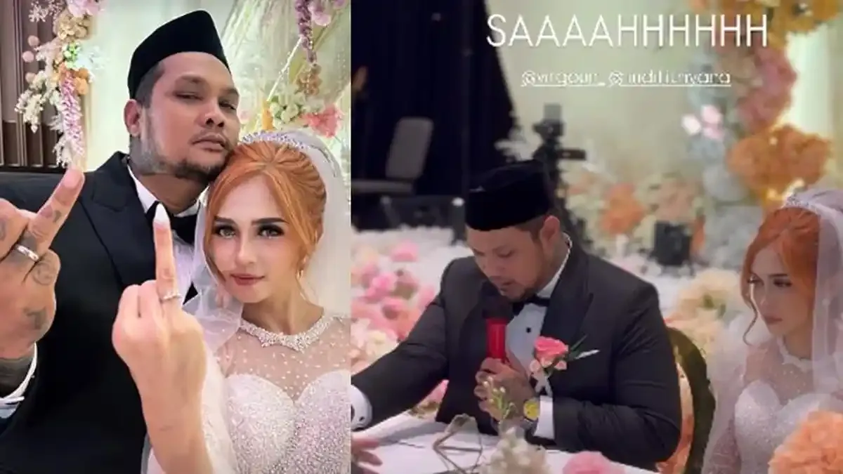 Virgoun Resmi Menikah dengan Aktris Lindi Fitriyana