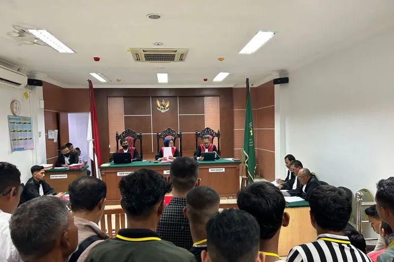Jaksa Tuntut Hukuman Mati untuk Enam ABK Pembawa Sabu 2 Ton