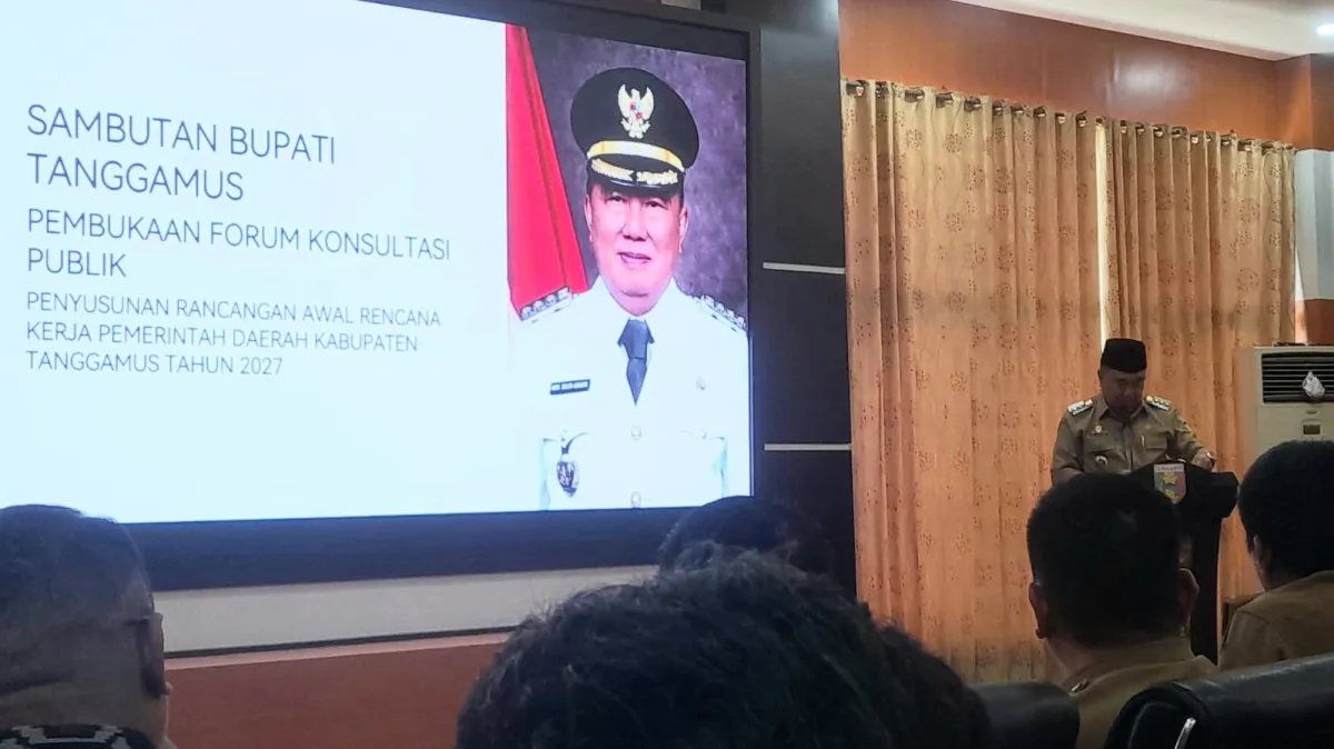 Forum Konsultasi Publik Tanggamus Sinergikan Program Pembangunan 2027