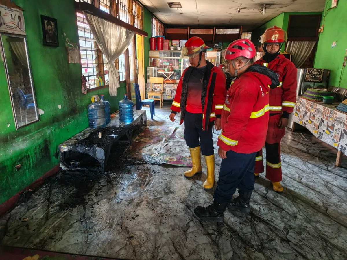 Kebakaran Hanguskan Ruang Tamu Rumah di Airtawar, Tidak Ada Korban Jiwa